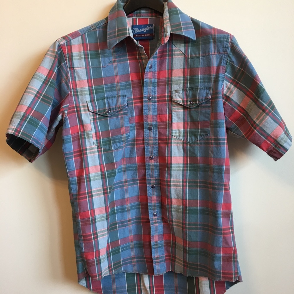 Vintage button down wrangler shirt.
